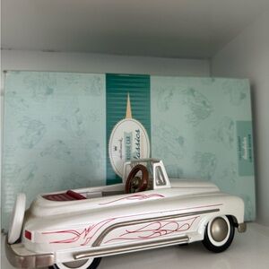 Hallmark White and Red Model Car Display